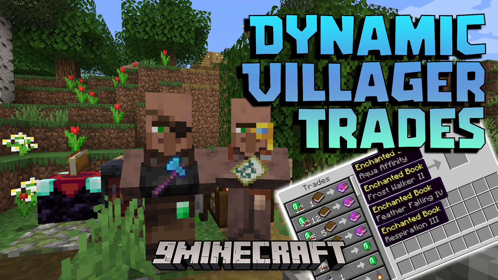 [صورة: Thumbnail-Dynamic-Villager-Trades-Mod.png]